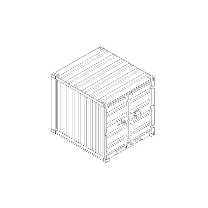 Container de stockage neuf 8 pieds – Image 10