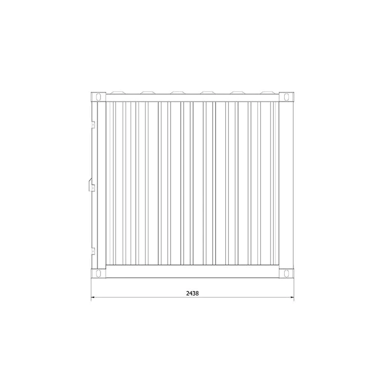 Container de stockage neuf 8 pieds – Image 12