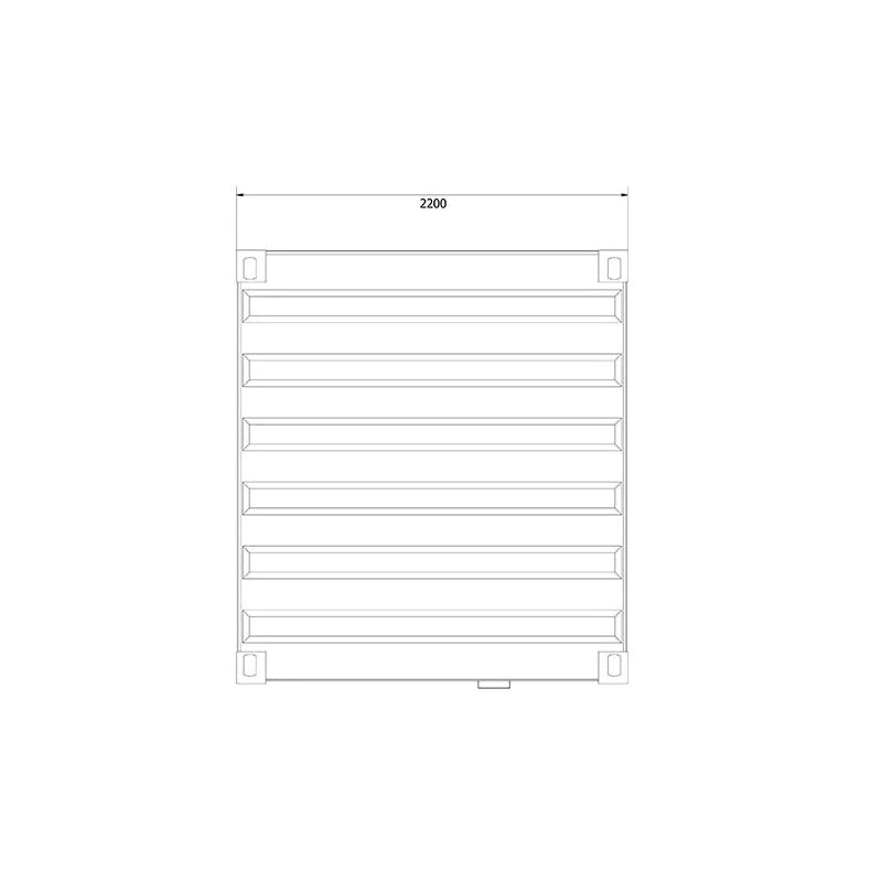 Container de stockage neuf 8 pieds – Image 13