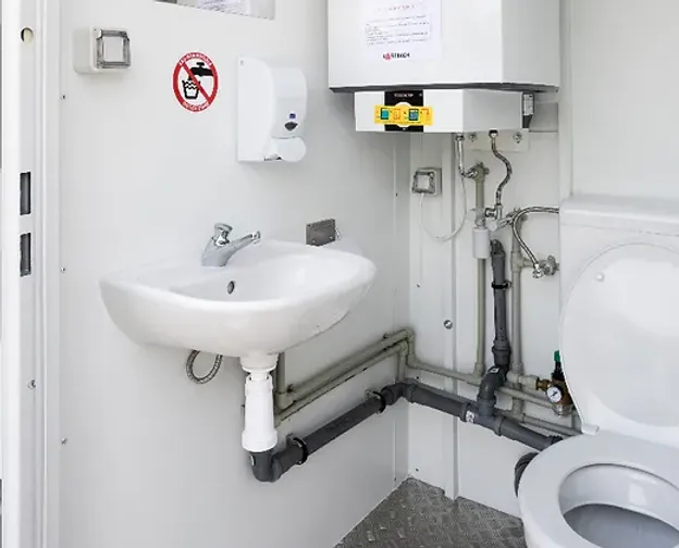 BLOC SANITAIRE 1 TOILETTE + DOUCHE ET LAVABOT EN OPTION – Image 3