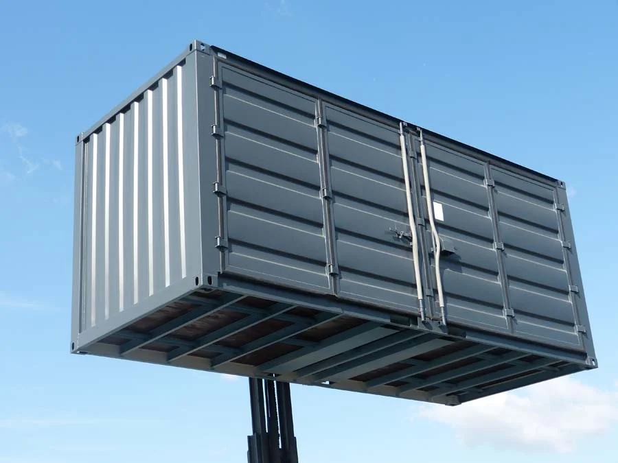Conteneur Open Side 20 Pieds Noir – Stockage Sécurisé et Pratique – Image 3