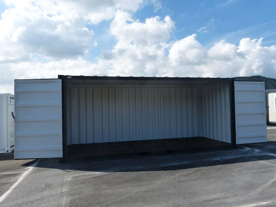 Conteneur Open Side 20 Pieds Noir – Stockage Sécurisé et Pratique – Image 4