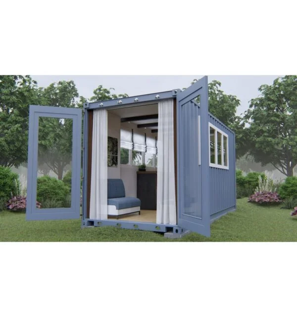 Abri de jardin pas cher en Conteneur Maritime 20 Pieds