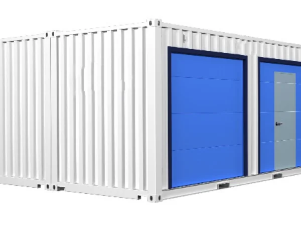 Garage Préfabriqué en conteneur Maritimes 28 m² avec Double Porte