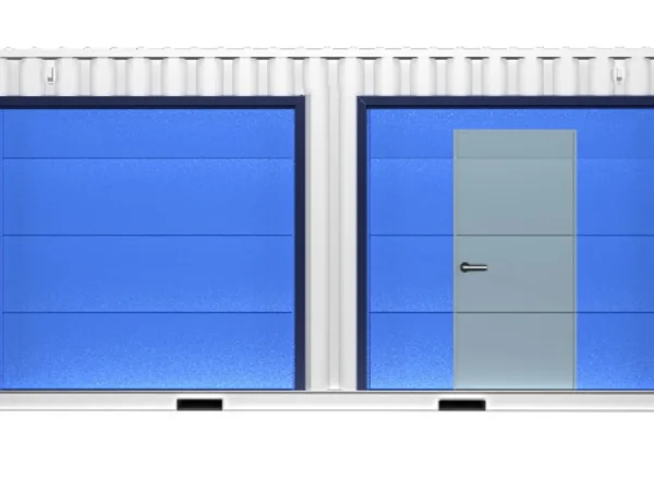 Garage Préfabriqué en conteneur Maritimes 28 m² avec Double Porte – Image 2