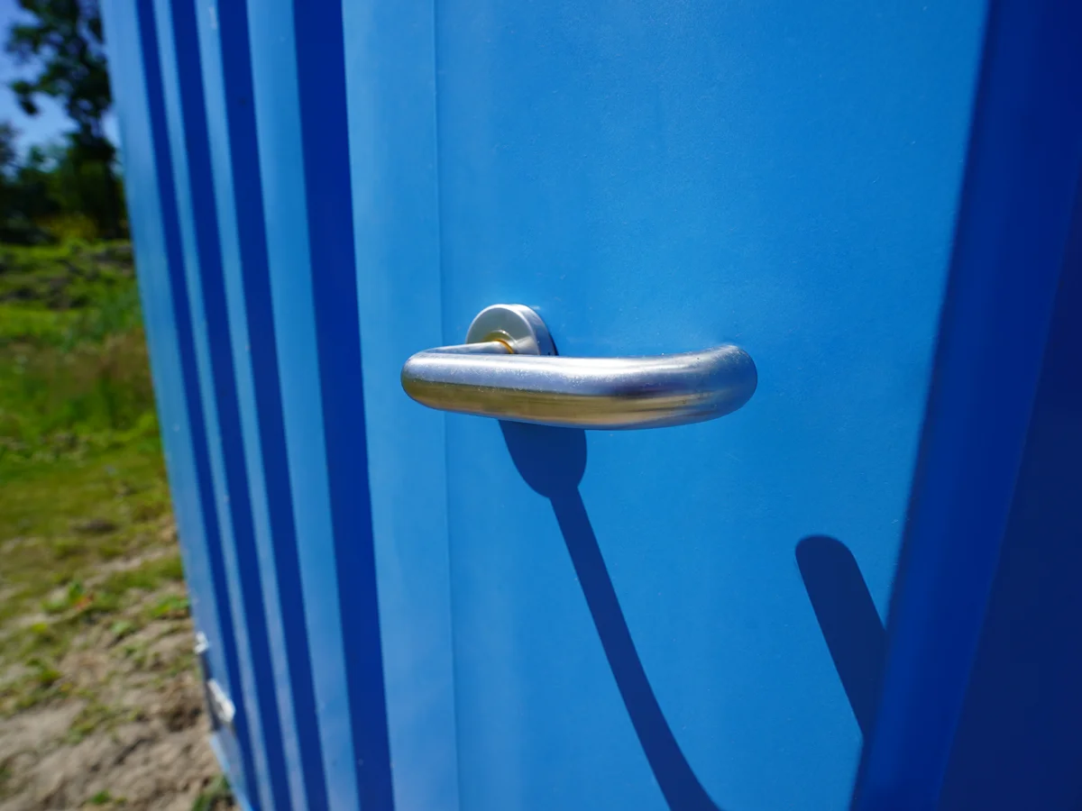 Conteneur Bar Démontable 3×2 mètres Bleu RAL 5012