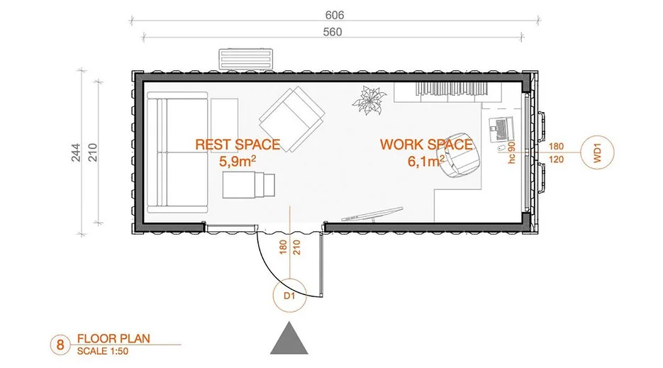 Conteneur bureau France – Image 2