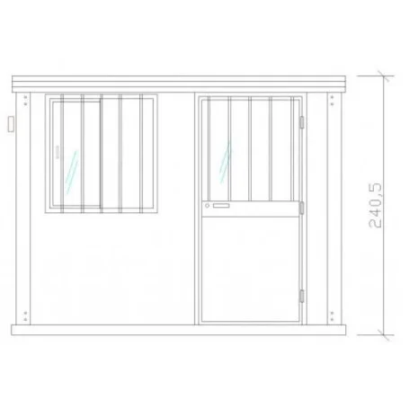 Bungalow neuf Guérite de Gardien 3 mètres – Image 5