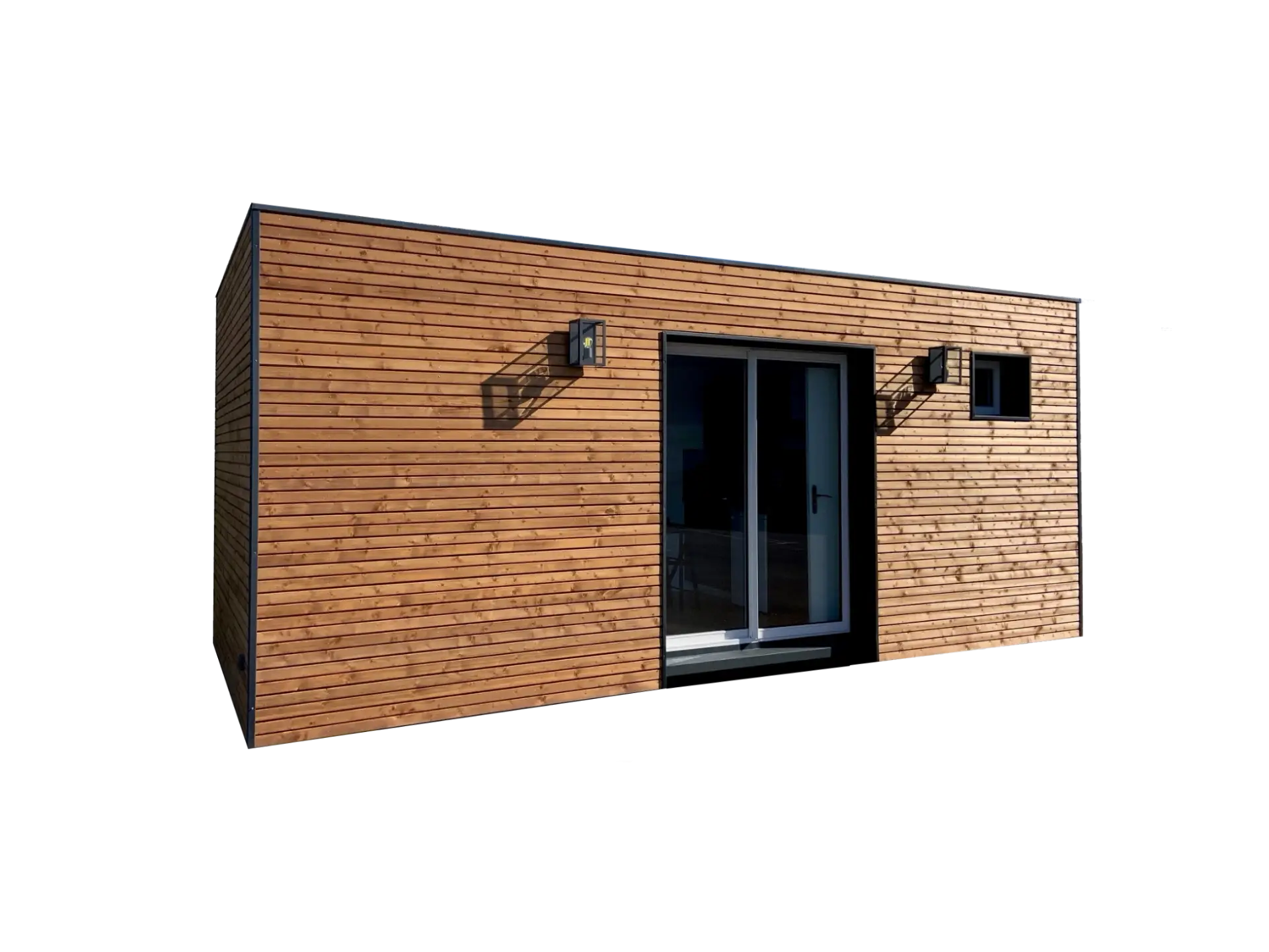 Conteneur aménagé en studio de 20 pieds 13 m²