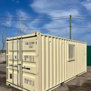 Conteneur Bureau Chantier Neuf – 20 Pieds Isolé et Équipé