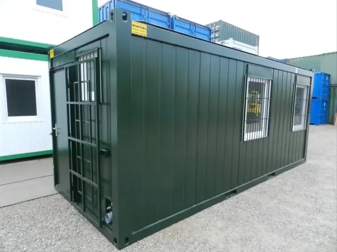 Conteneur bureau chantier 20 pieds – Bureau mobile sécurisé