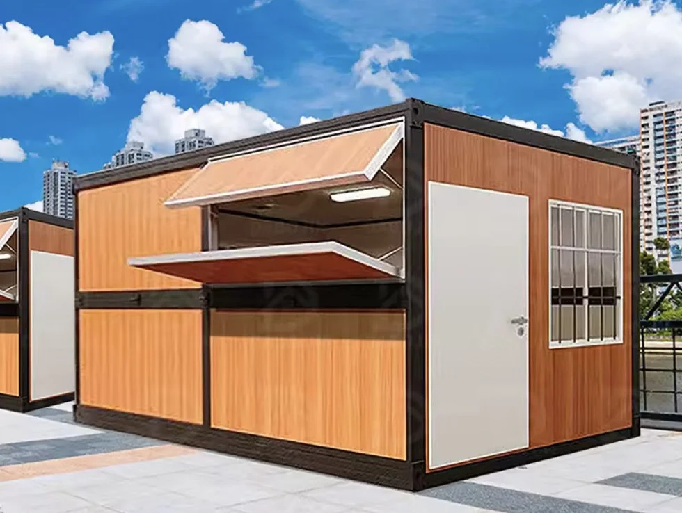 Conteneur commercial 6×2,5 m – Kiosque de vente design – Image 2
